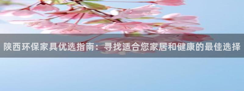 杏耀平台网站是什么：陕西环保家具优选指南：寻找适合您家居和健
