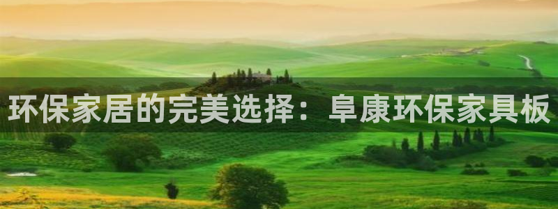 杏耀平台是真的吗：环保家居的完美选择：阜康环保家具板