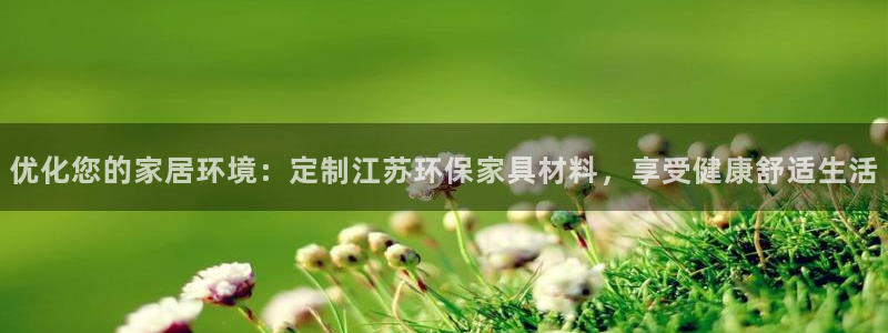杏耀平台服务中心怎么样：优化您的家居环境：定制江苏环保家具材
