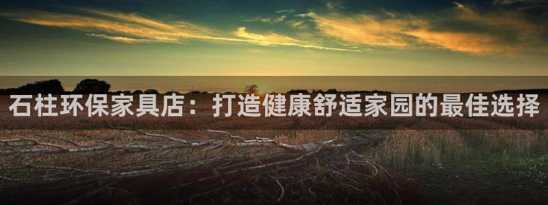 杏耀官方测速：石柱环保家具店：打造健康舒适家园的最佳选择